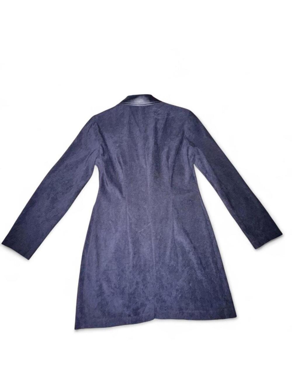 Worthington tailored tuxedo-style blazer jacket petite 90s structured black - Picture 4 of 8